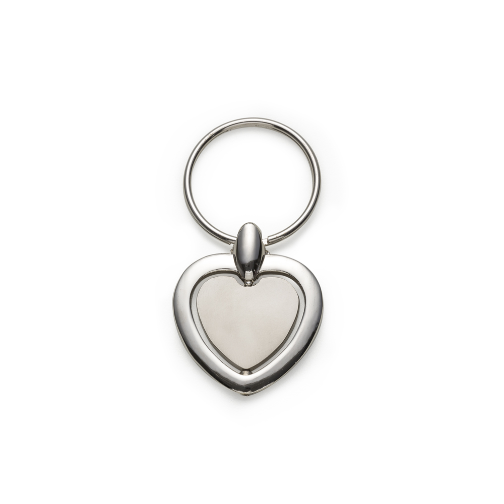 Chaveiro Metal Coração Giratório-5018