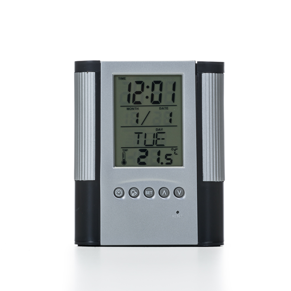 Porta Caneta com Relógio-0BK61