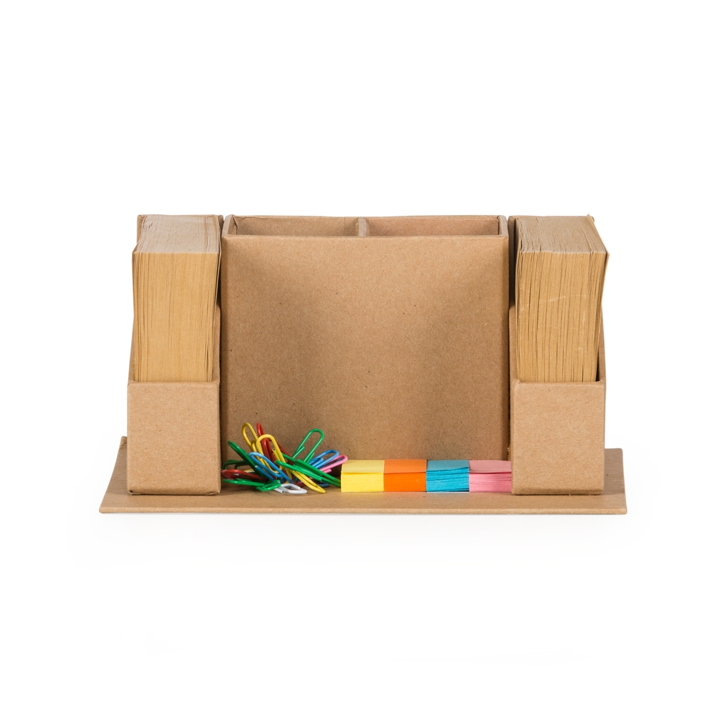 Bloco de Anotações com Porta Caneta e Autoadesivos-13751