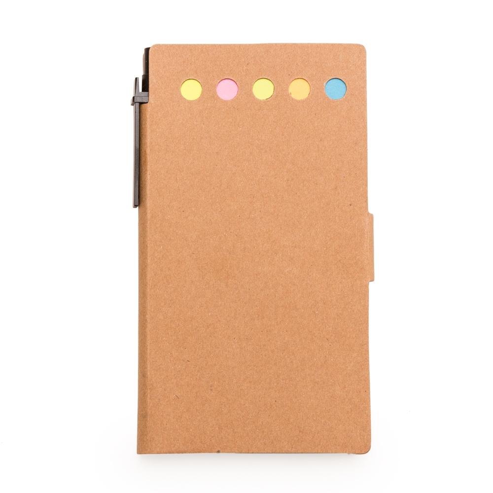 Bloco de Anotações com Autoadesivos e Caneta-13774