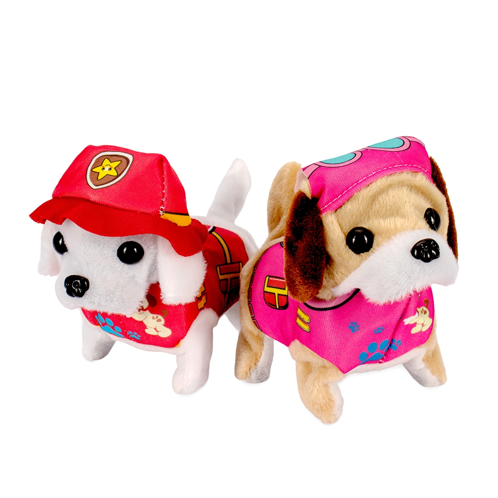 Cachorro de Pelúcia Articulado-BRINQ63-MIS