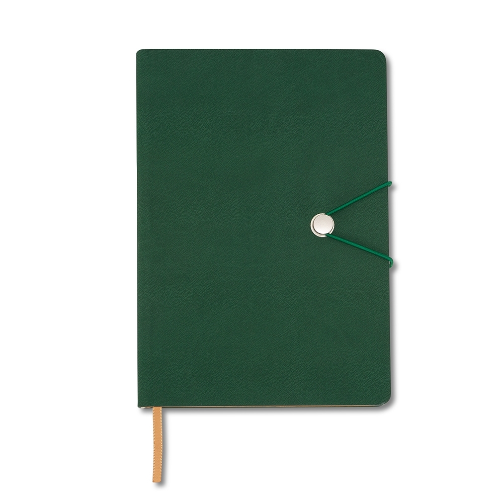 Caderneta Tipo Moleskine com Fecho-LB118519