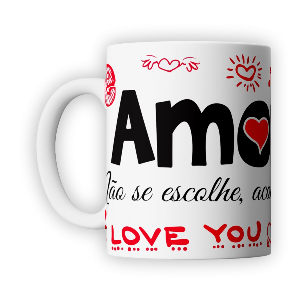 Caneca Cerâmica 330ml-LB3525C