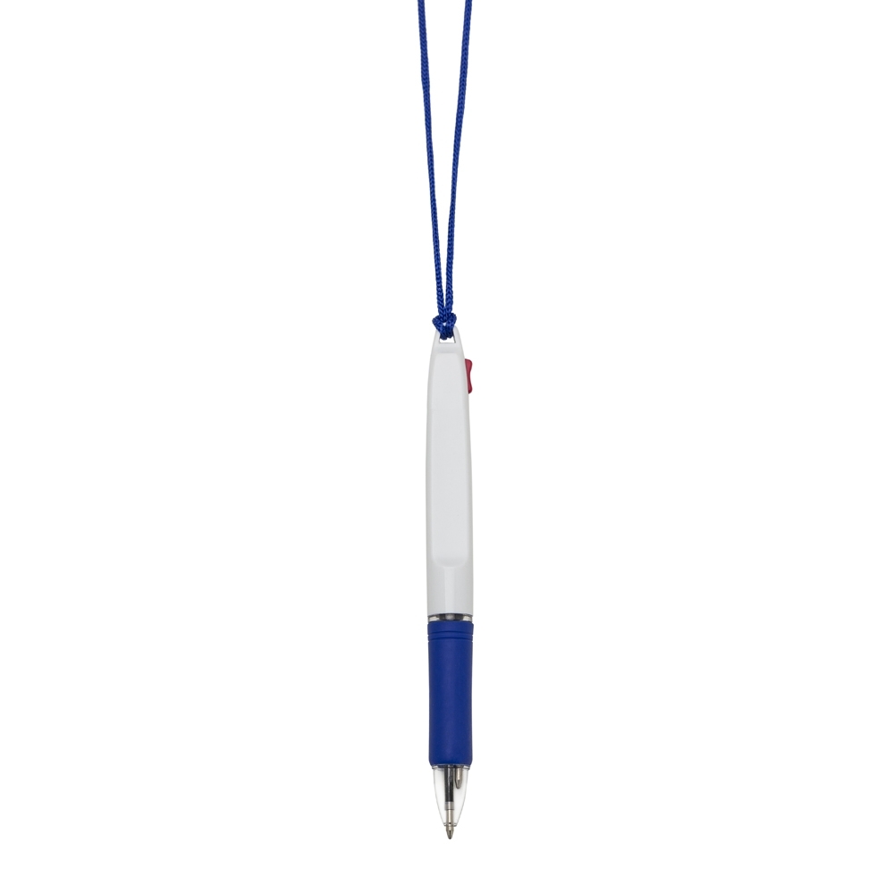Caneta 2 Cores com Cordão-ER2042