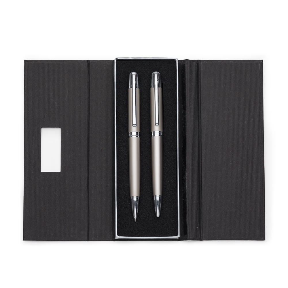 Conjunto Caneta e Lapiseira Metal-ER181PAR