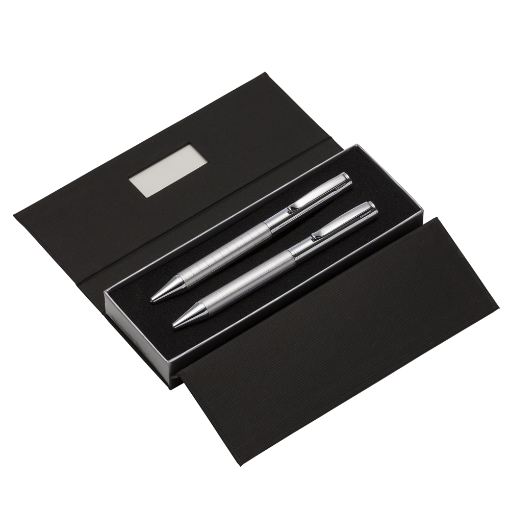 Conjunto Caneta e Lapiseira Metal-ER201PAR-BCO