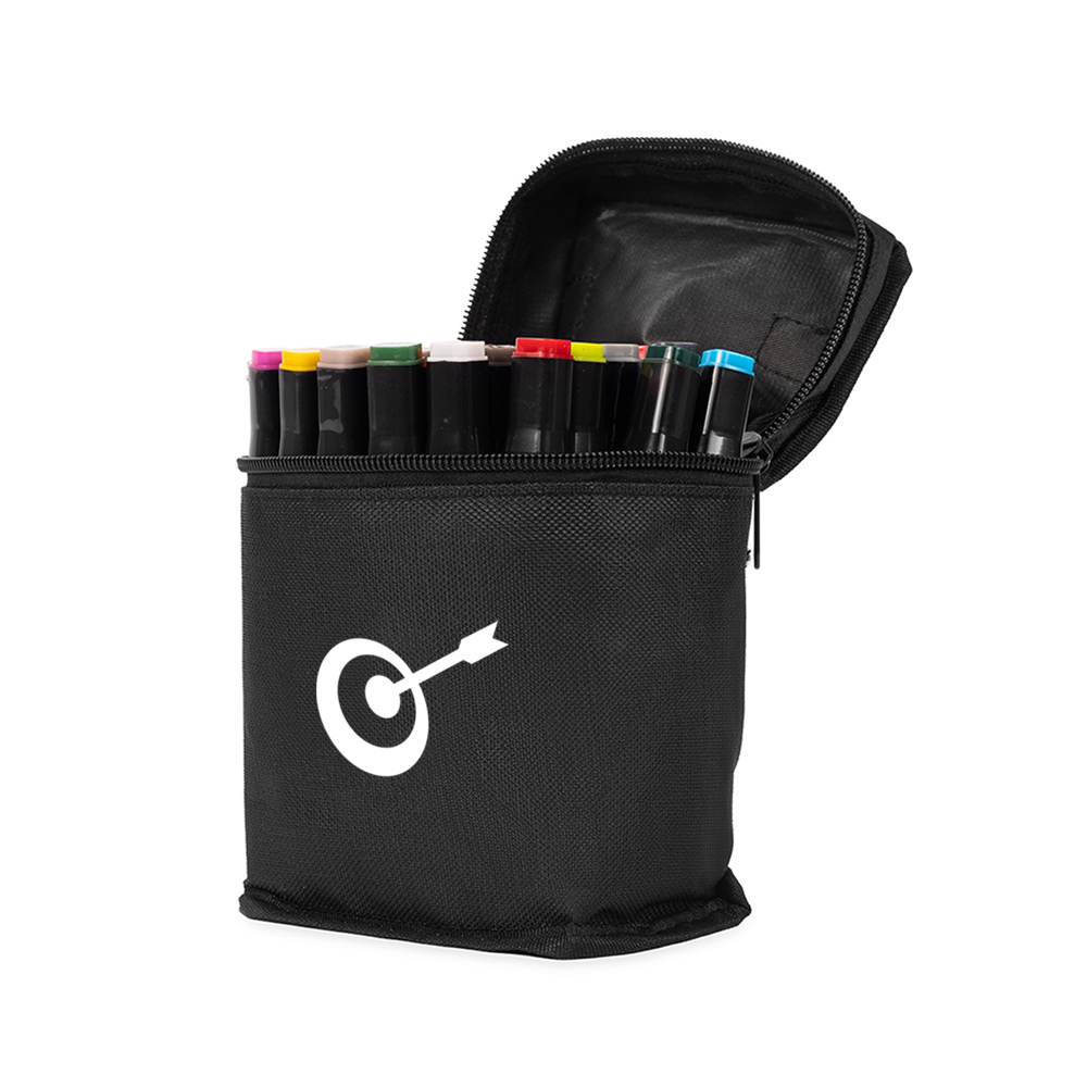 Kit Canetas Marcadoras Pontas Duplas 36 Cores-08329-36