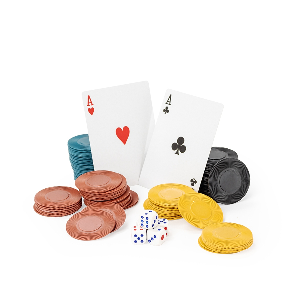 Kit Poker com 100 Fichas-19056