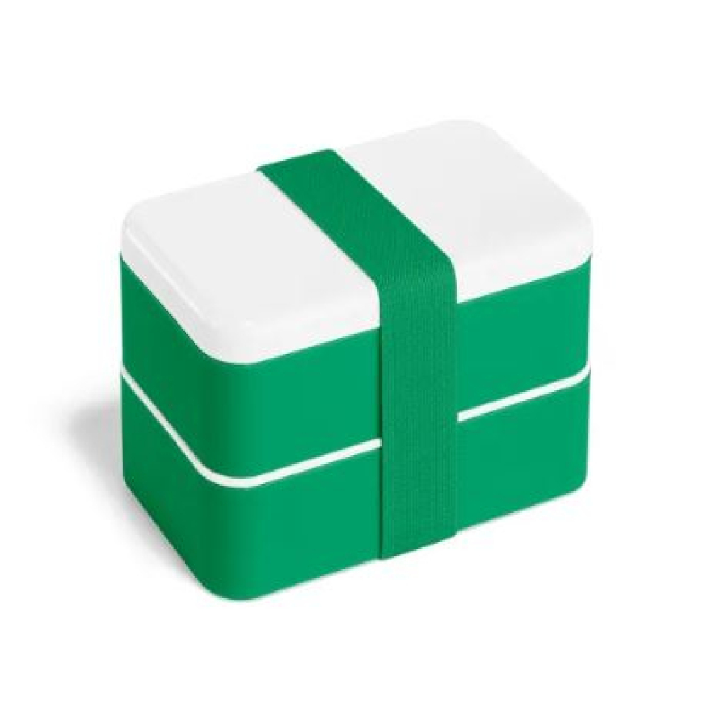 Marmita com 2 compartimentos, 1 divisória e 3 talheres- LB293853