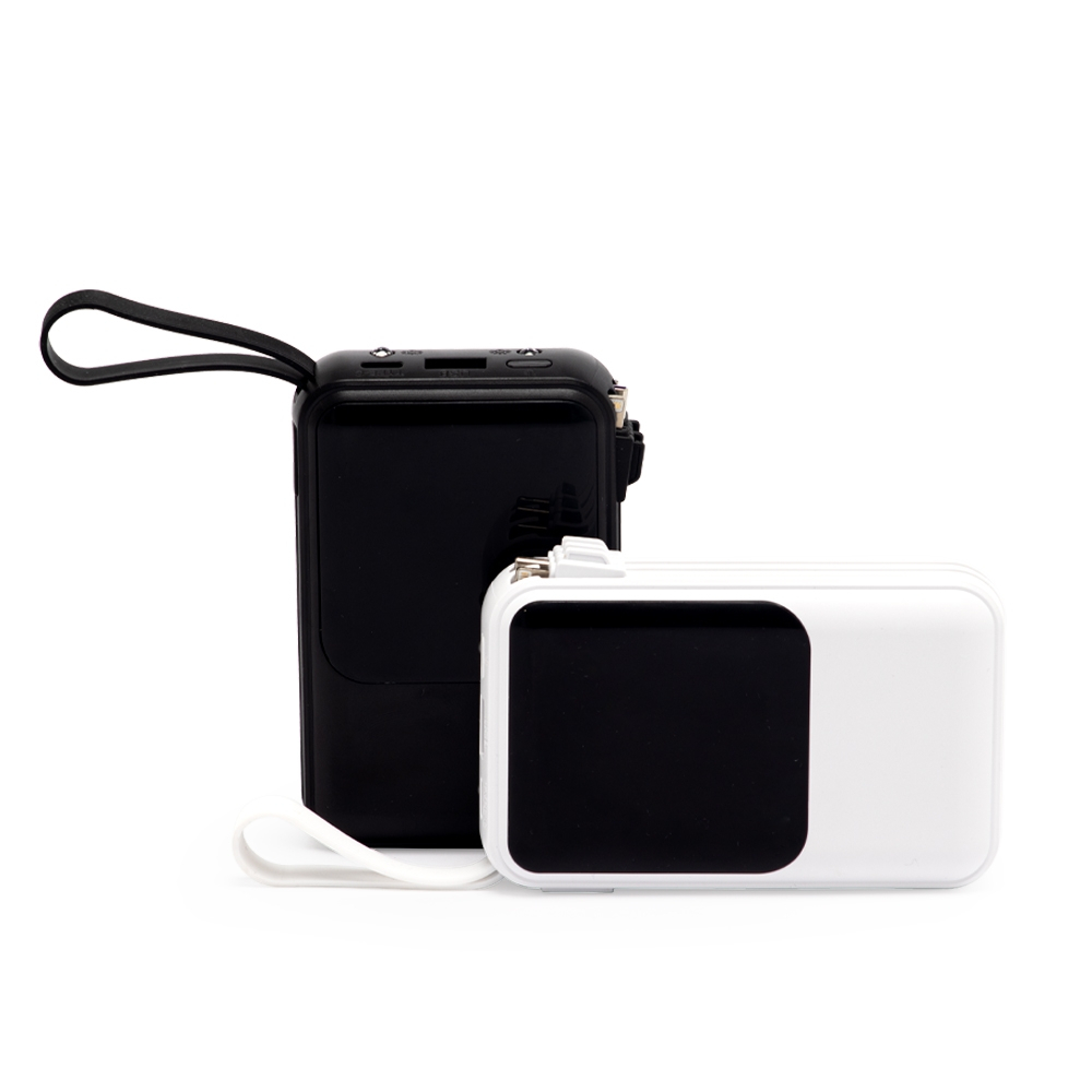 Power Bank 10.000mAh com Lanterna e Multissaídas-08011