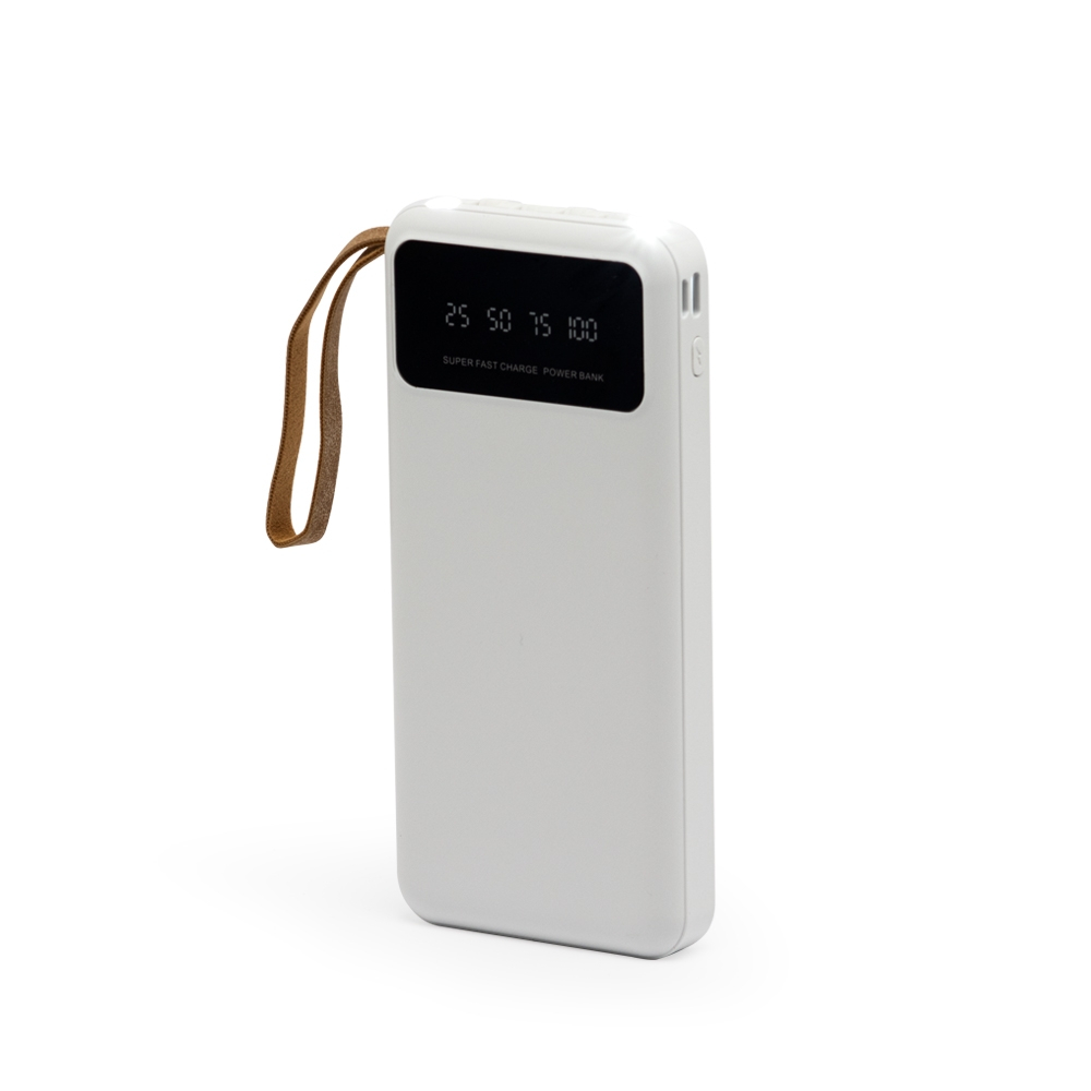 Power Bank 10.000mAh com Lanterna e Multissaídas-08014