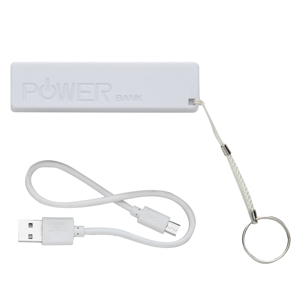Power Bank Plástico-POWERBANK-BCO