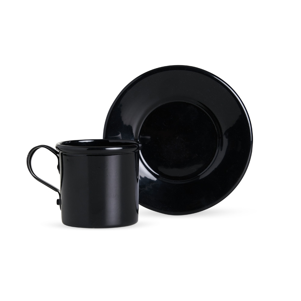 Xícara 100ml com Pires em Alumínio-14947