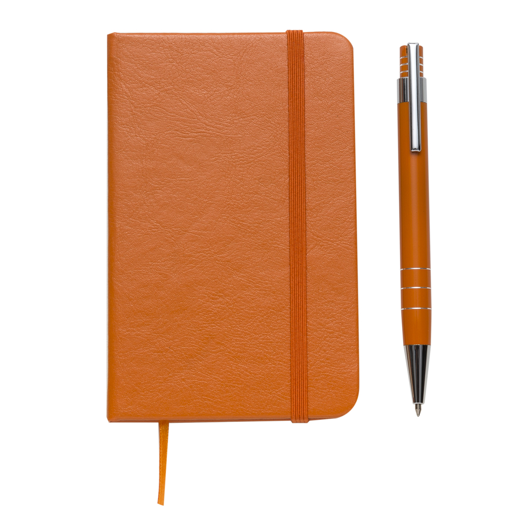 Conjunto Estojo e Caderneta tipo Moleskine