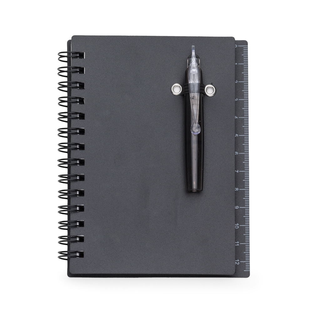 Bloco de Anotação com Autoadesivos e Caneta