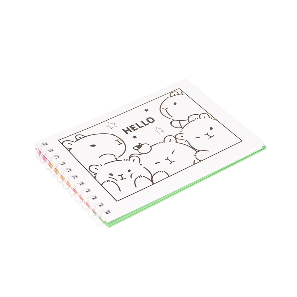 Caderno Para Colorir Desenho Animado
