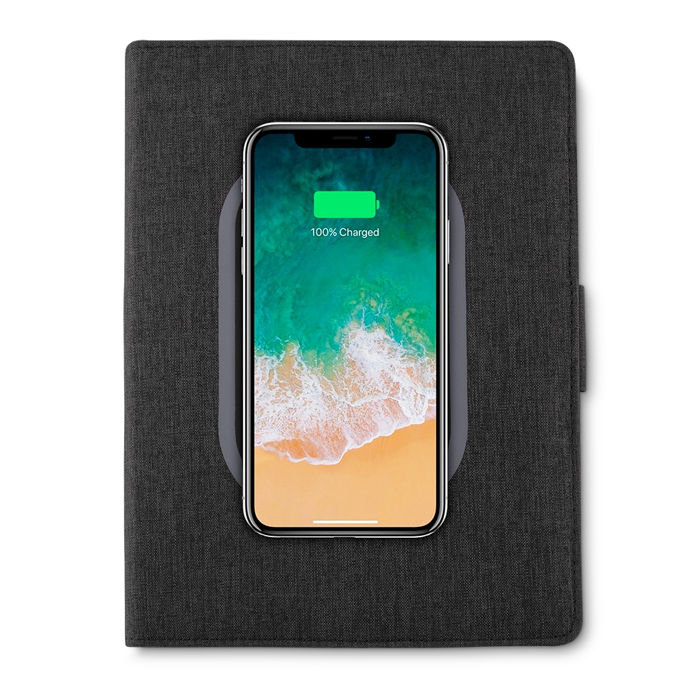 Caderno Power Bank Indução