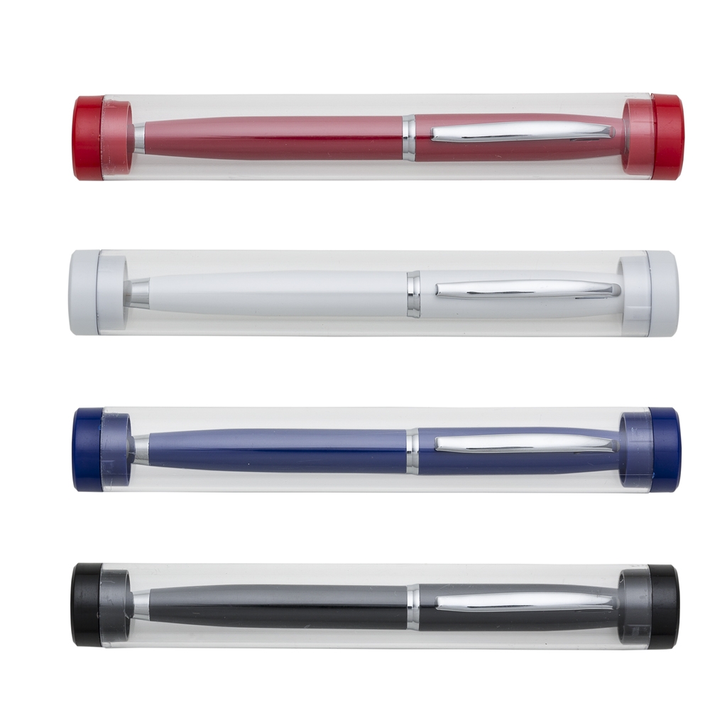 Caneta Metal com Tubo