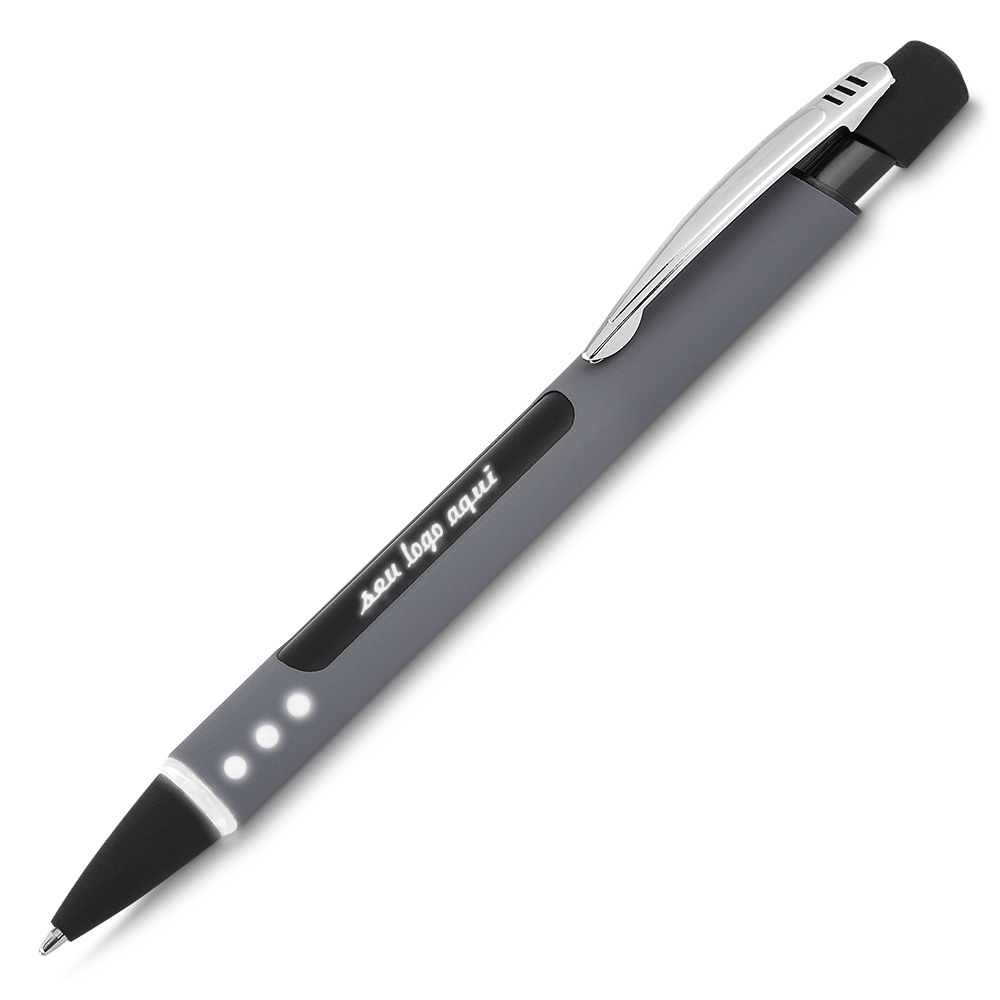 Caneta Semi-Metal Led