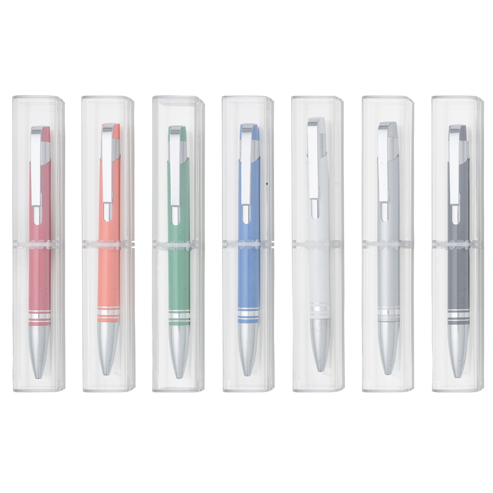 Caneta Semi-Metal com Tubo