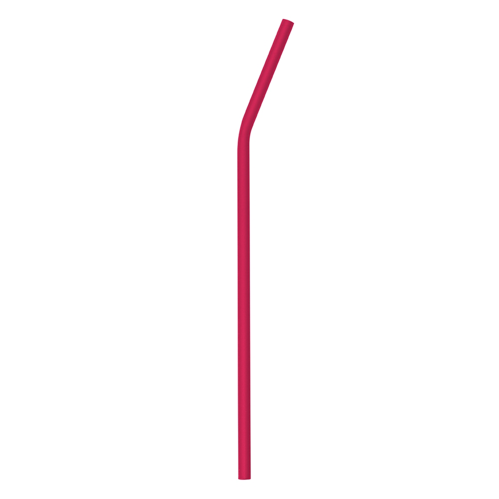 Canudo Curvado 218mm Alumínio