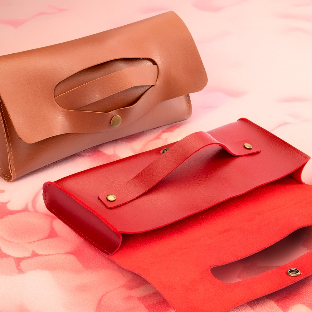 Carteira de Mão Couro Sintético