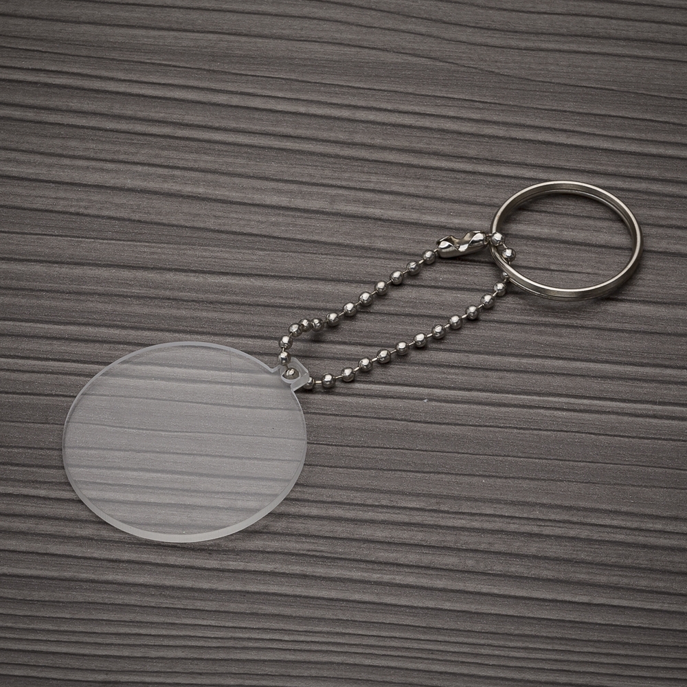 Chaveiro Plástico Redondo
