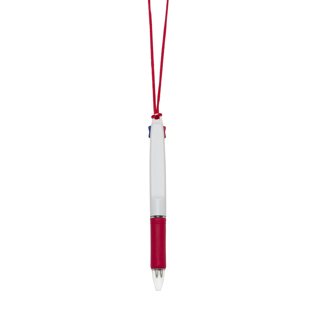 Caneta 2 Cores com Cordão