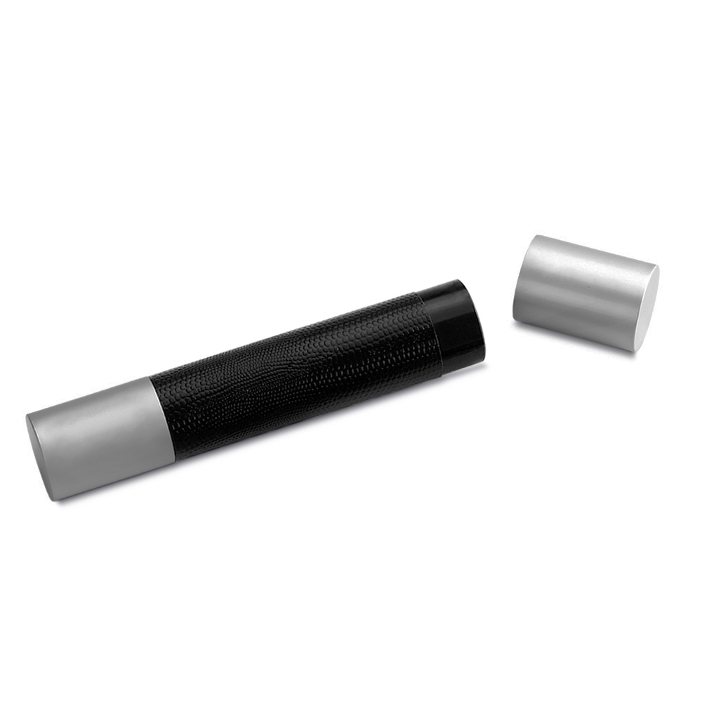 Estojo Metálico com Couro