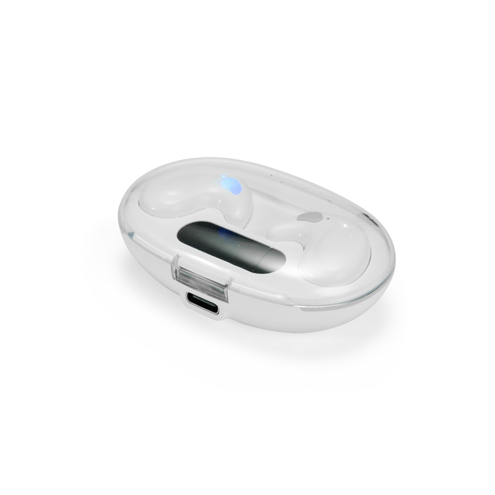 Fone de Ouvido Bluetooth com Case Carregador