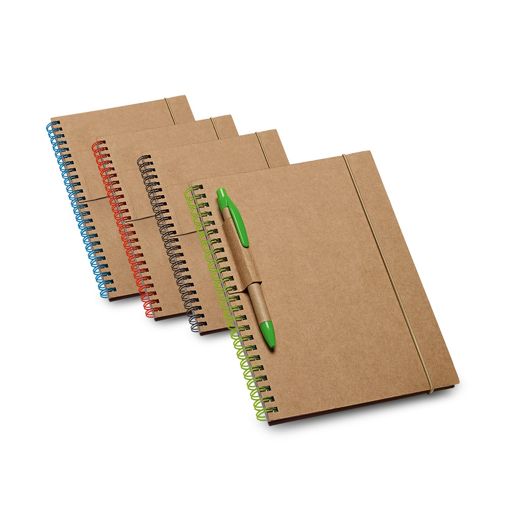 Caderno B6 espiral com 60 folhas