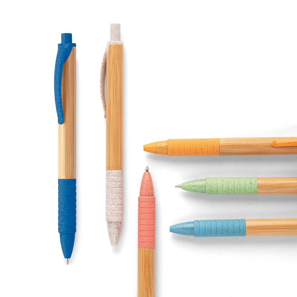 Caneta Esferográfica em bambu