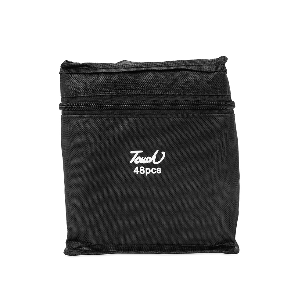 Kit Canetas Marcadoras Pontas Duplas 48 Cores