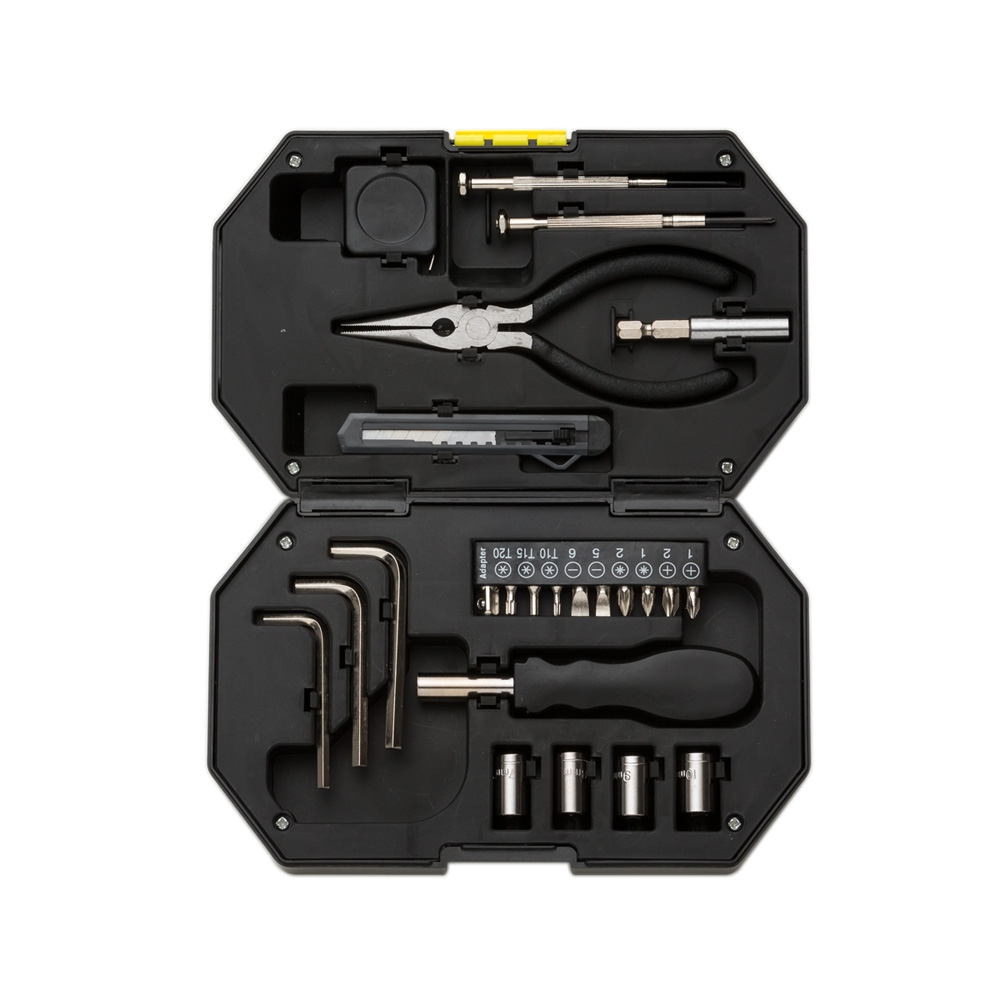 Kit Ferramenta 24 Peças com Lanterna