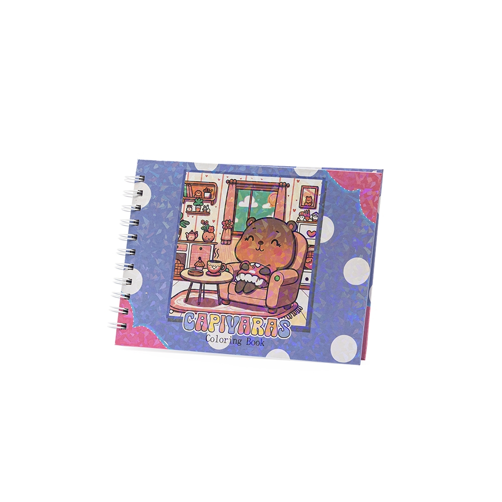 Caderno Para Colorir Capivara