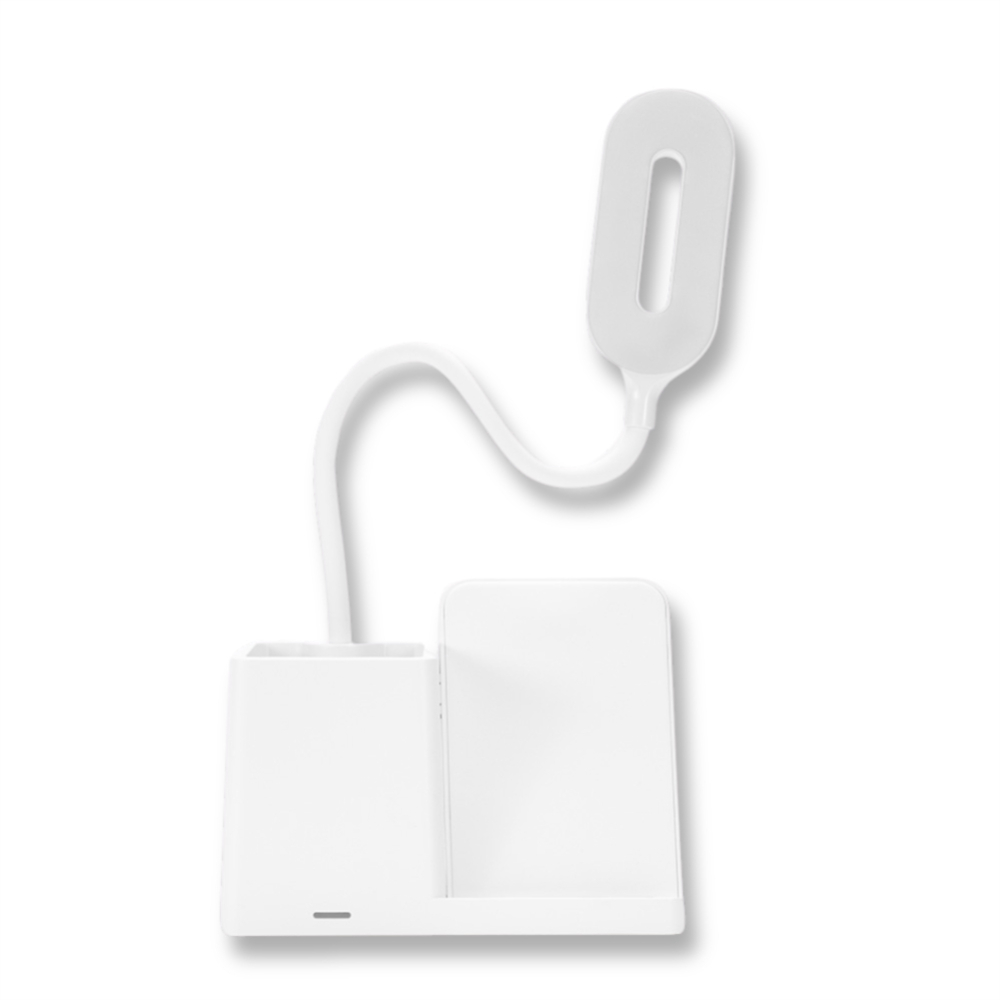 Luminária Led com Carregamento via Indução e Porta-caneta