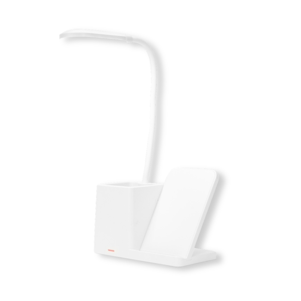 Luminária Led com Carregamento via Indução e Porta-caneta