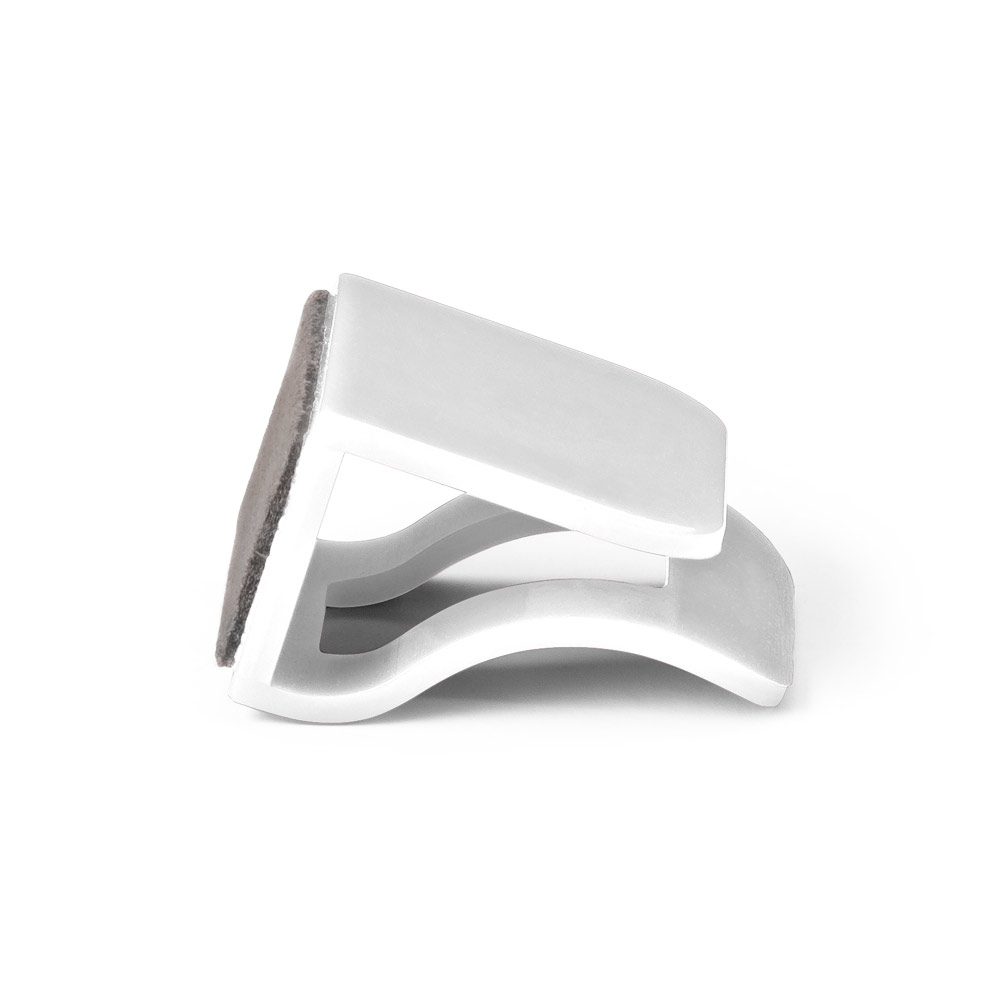 Protetor de webcam em formato clip com limpador de tela