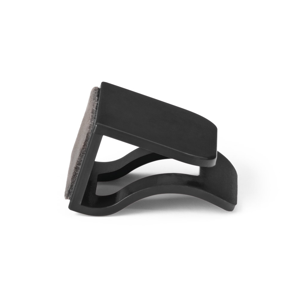 Protetor de webcam em formato clip com limpador de tela