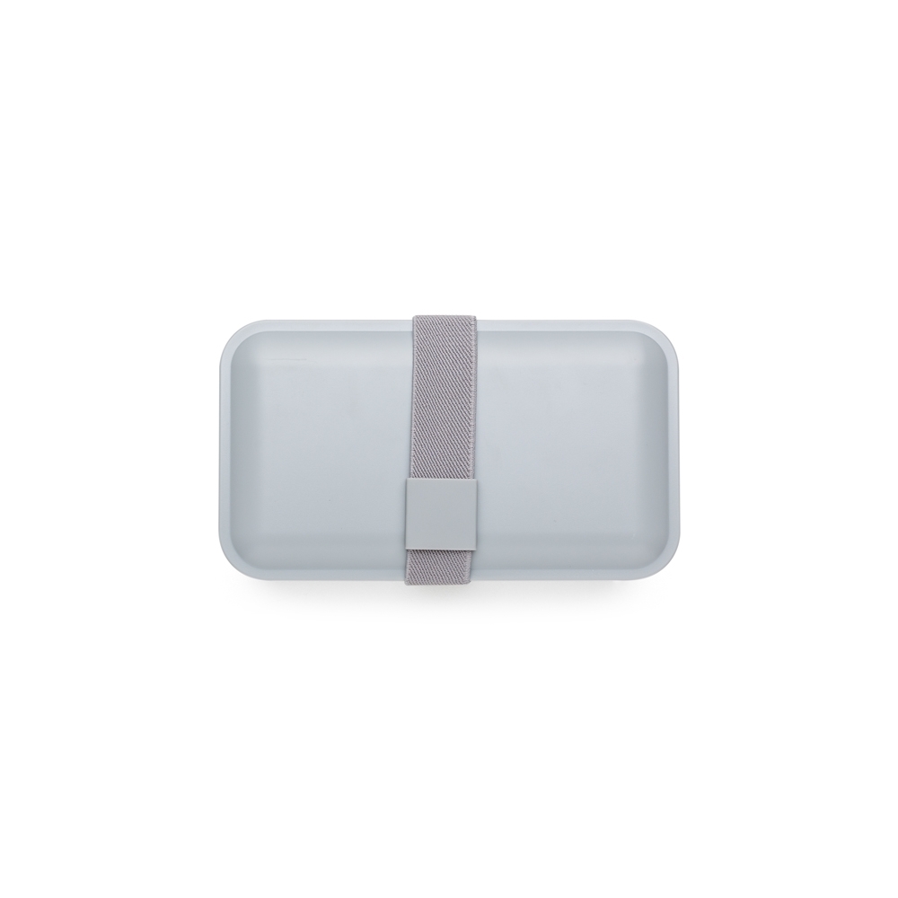 Marmita Plástica com 2 compartimentos e Talheres