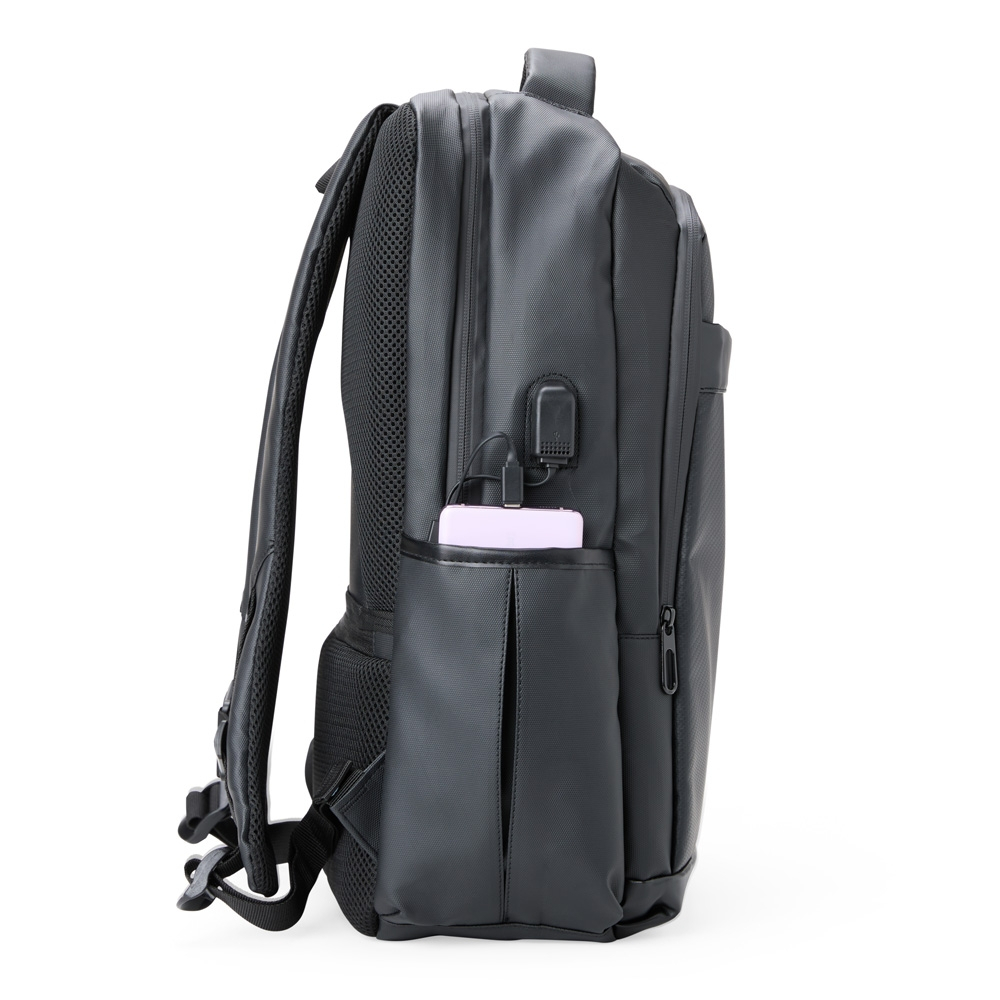 Mochila Couro Sintético USB 36 Litros