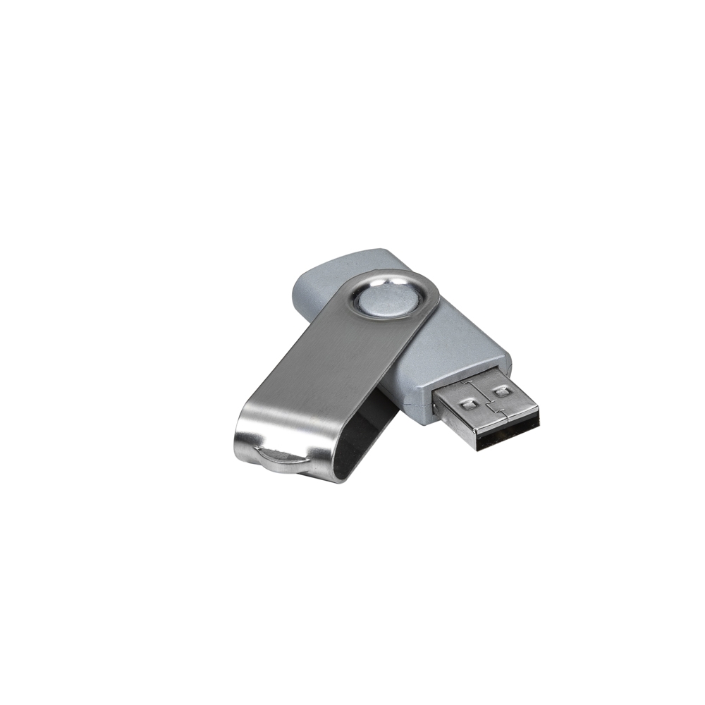 Pen Drive Giratório Metálico 4 GB