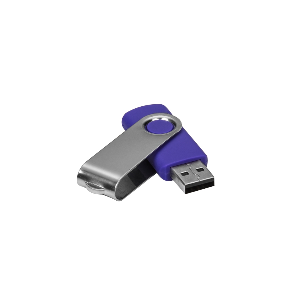 Pen Drive Giratório Metálico 4 GB