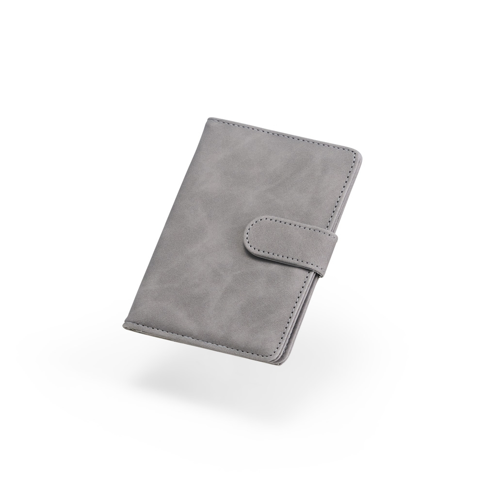 Porta-passaporte em Couro Sintético