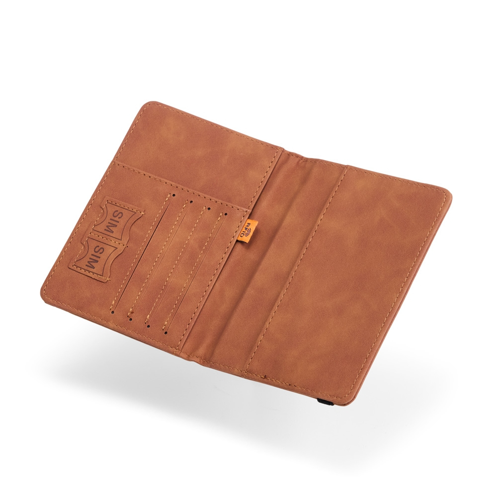 Porta-passaporte em Couro Sintético