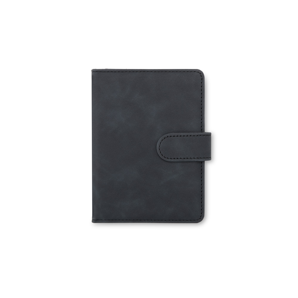 Porta-passaporte em Couro Sintético