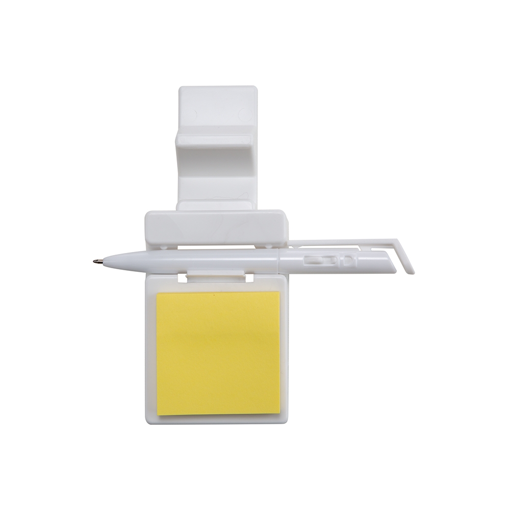 Suporte Plástico Celular com Caneta e Bloquinho